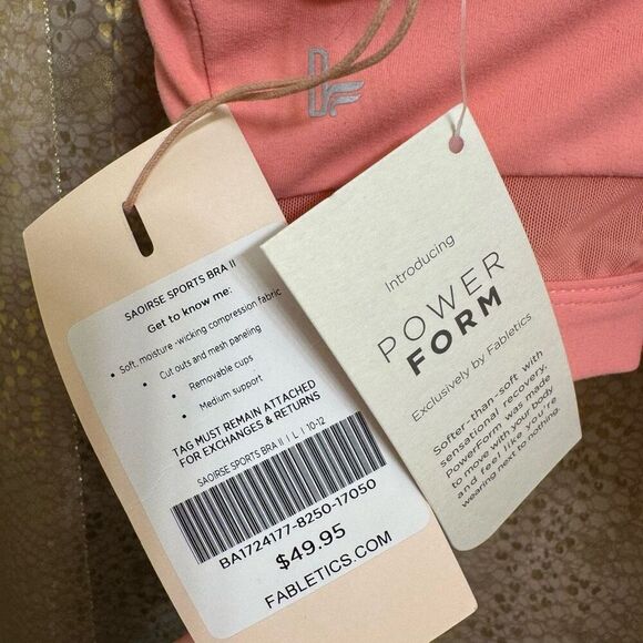 Demi Lovato Fabletics Peachy Pink Athletic Yoga Top Bottom Workout Set NWT - Picture 6 of 15